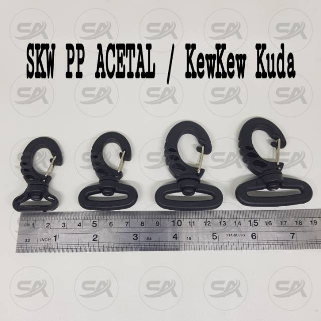SKW KEWKEW KUDA (LSN) / RING KAITAN TAS KEW-KEW HOOK PLASTIK / PENGAIT TAS / CANTELAN