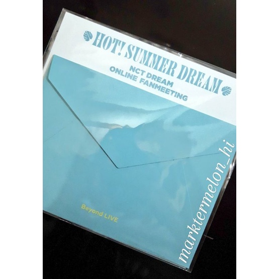 AR TICKET RENJUN FANMEET NCT DREAM HOT SUMMER SEALED