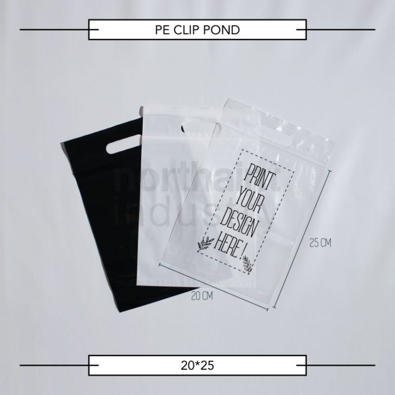 

Sablon Plastik PE Clip Pond 20*25