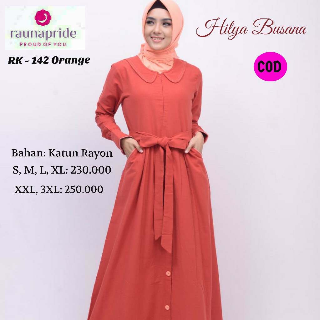 Dress Wanita / Rauna RK -142 / Fashion Muslim