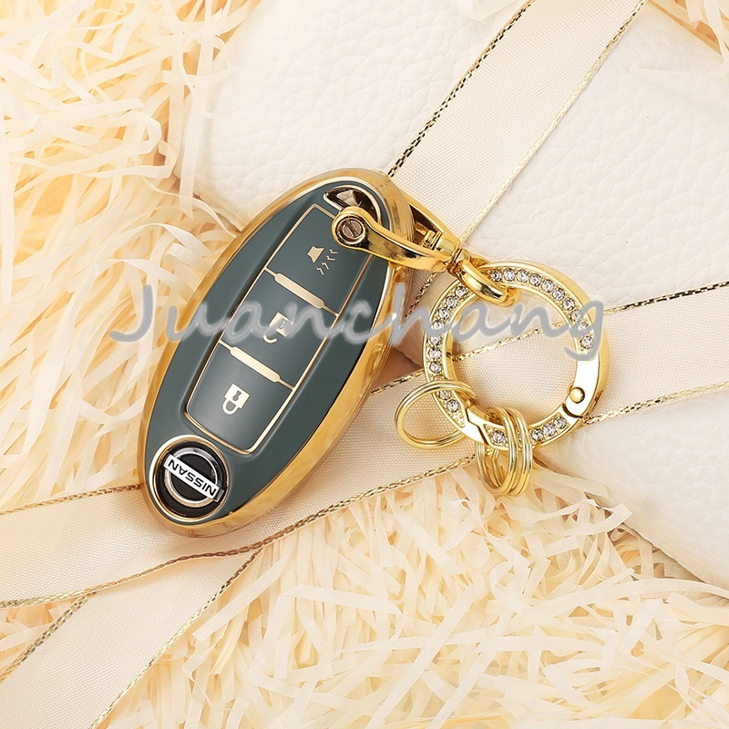 Casing Kunci Remote Mobil Bahan TPU Untuk Nissan Qashqai X-Trail T32 T31 Juke J10 J11