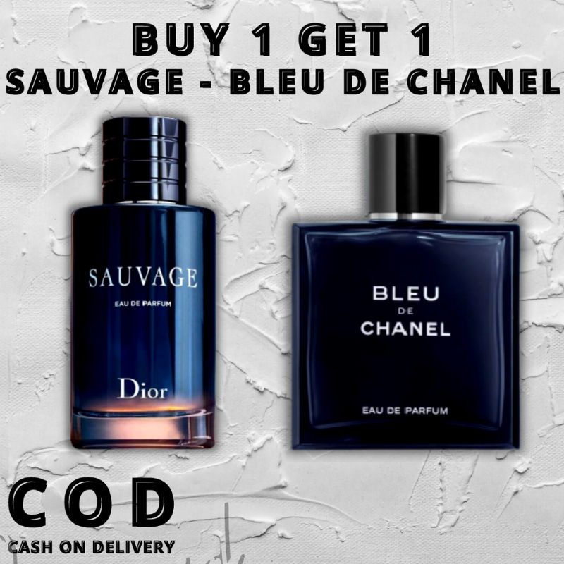 [COD] BUY 1 GET 1 FREE PARFUM SAUVAGE DIORR BLEU DE CHANEL PRIA ORIGINAL SINGAPORE IMPORT TAHAN LAMA