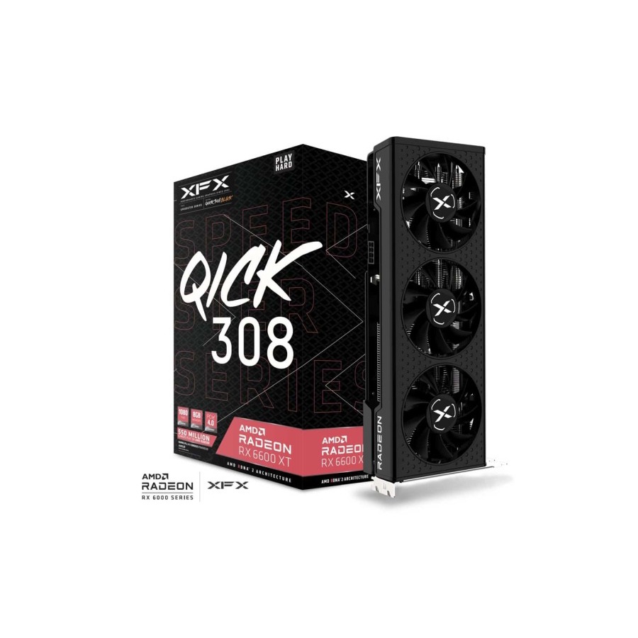 xfx speedster qick 308 amd radeon rx 6600 xt 8gb vga gaming