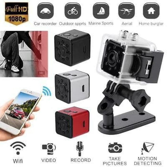 Kamera Pengintai Mini Spy Camera Mini DV SQ13 Wifi Full HD Waterproof