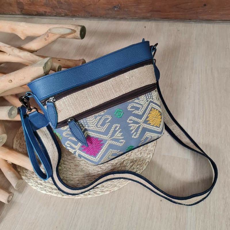 SIHAY SLING BAG GONI, TAS GONI CANTIK, TAS SONGKET BALI, TAS HANDMADE, SONGKET BORDIR BALI