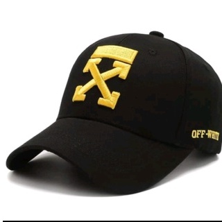 TOPI BASEBALL LOGO BORDIR OFF WHITE/TOPI PRIA GAUL KEKINIAN OFF WHITE