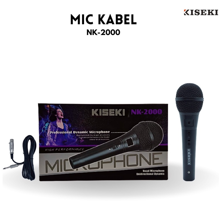 Kiseki Mic Kabel Professional Dynamic Microphone NK-2000