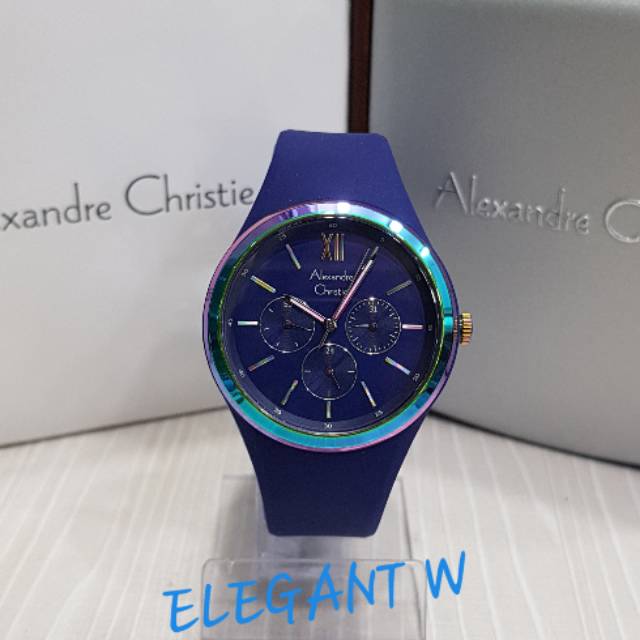 JAM TANGAN ALEXANDER CHRISTIE WANITA ORIGINAL AC 2773BF BLUE NAVY
