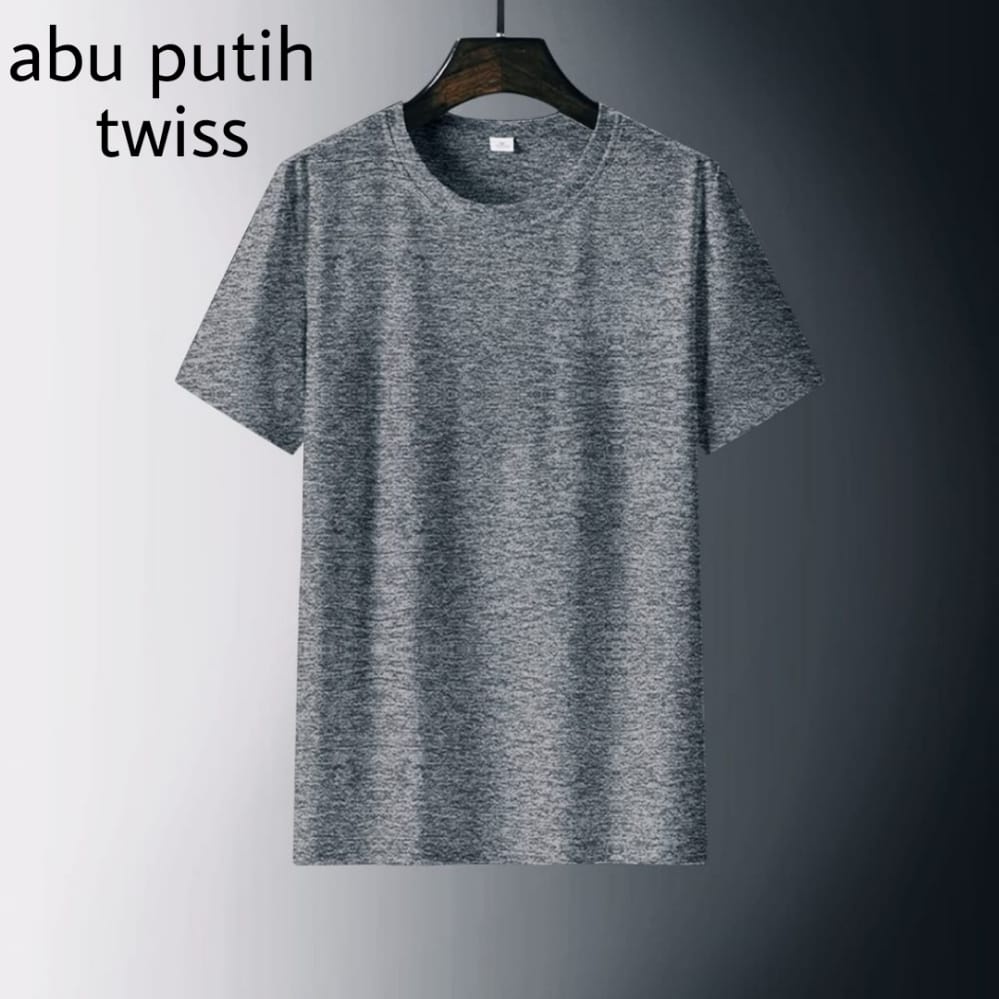 Noveli wear - Kaos polos distro katun TWISS lengan pendek | baju atasan oblong polos Unisex  t shirt M L XL