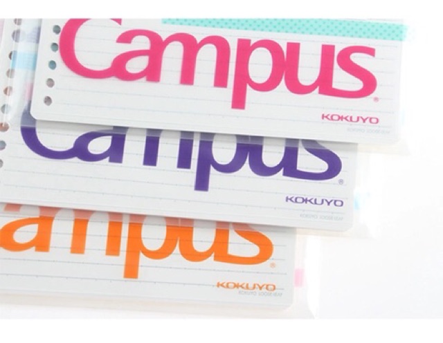 KOKUYO Loose Leaf Campus A5, B5 Dotted / Square / Line / Polos