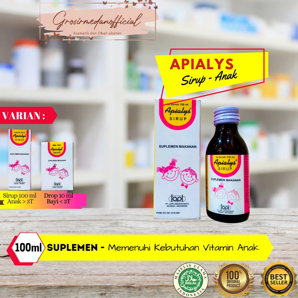 APIALYS SIRUP 100 ML