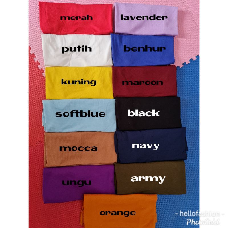 KAOS POLOS ANAK OKIDS/KAOS ANAK ONECK/OKIDS/SIZE SML UMUR 2-7TAHUN