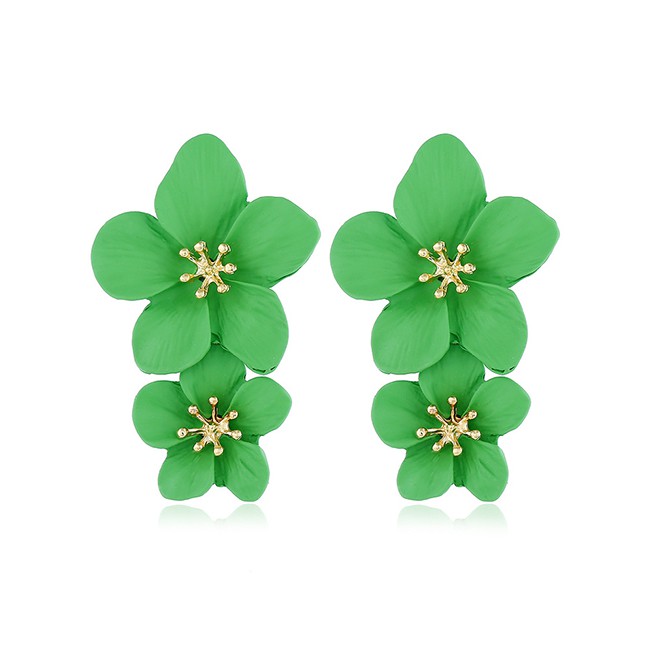 LRC Anting Tusuk Fashion Flower Spray Earrings F4930X