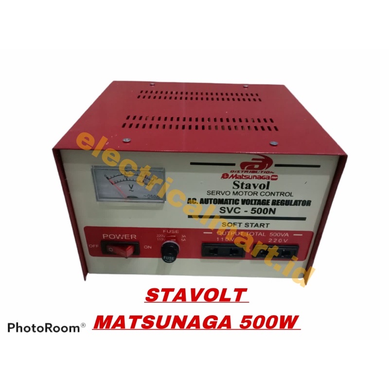 PROMO Stavolt Matsunaga 500Watt Stabilizer Matsunaga 500VA