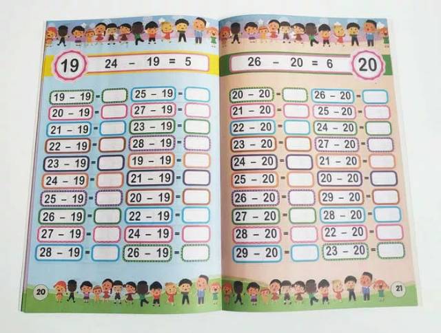 Buku Anak - Belajar Matematika Penjumlahan Pengurangan Perkalian Pembagian