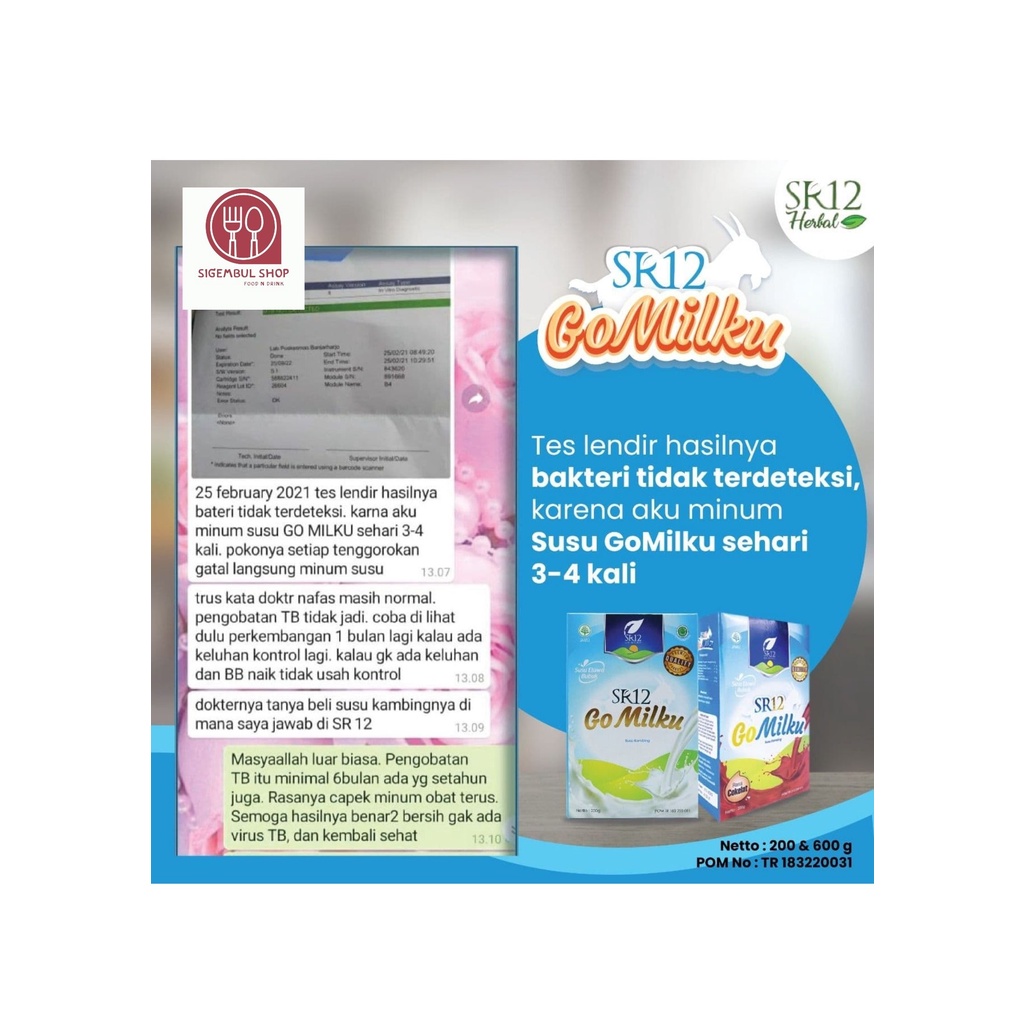 

SUSU KAMBING SR12 GOMILKU MURAH