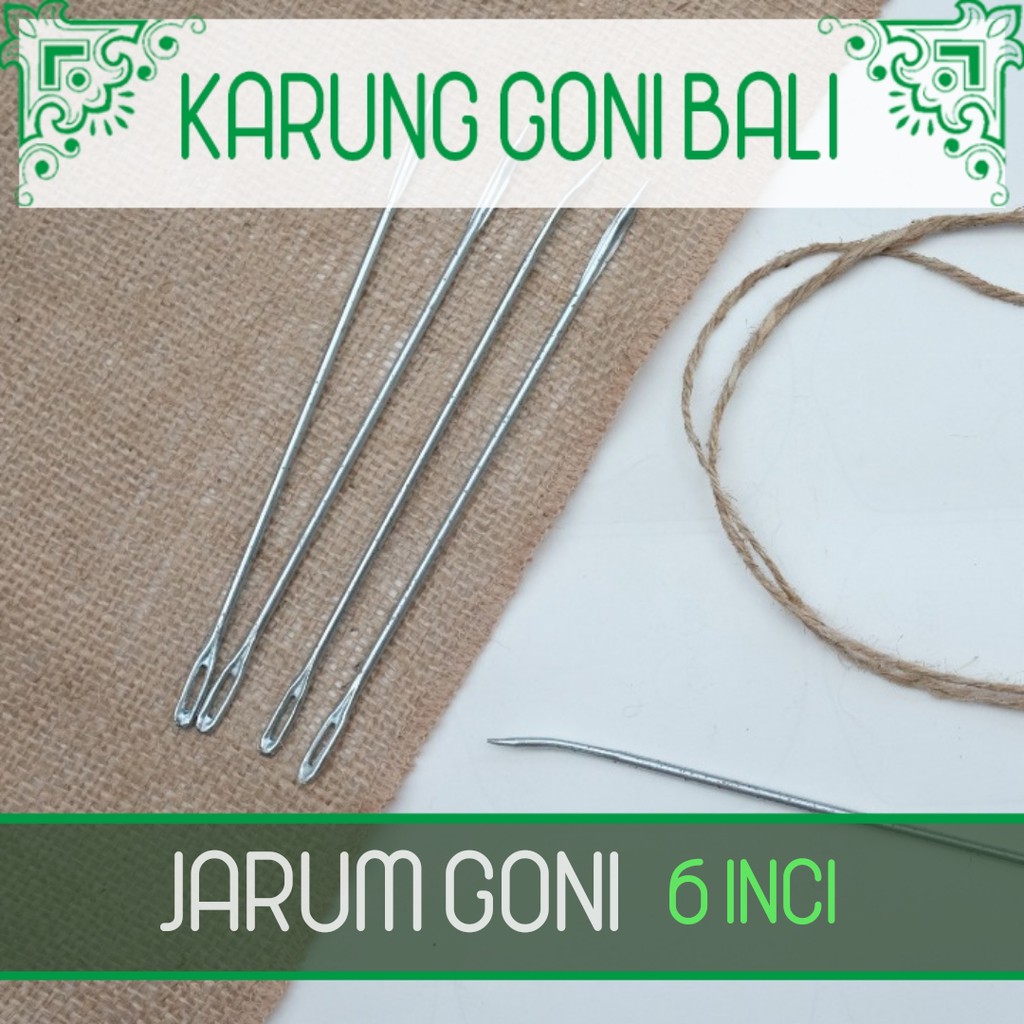 Jarum Goni Ukuran 6 Inchi - Jarum Karung Goni - Jarum Jahit Bahan Goni