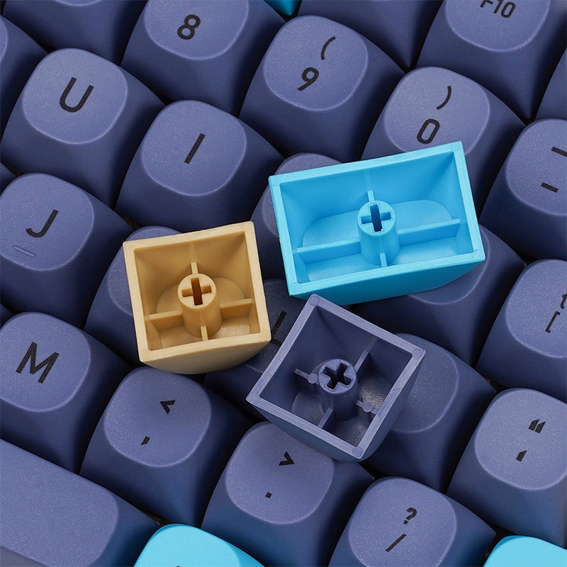 Blue Cat Key Cap PBT Keycap XDA Profile 9MM Height Hubcap DYE-SUB Keycaps For Mechanical Keyboard 61/64/84/96/98/87/104/125 Layout