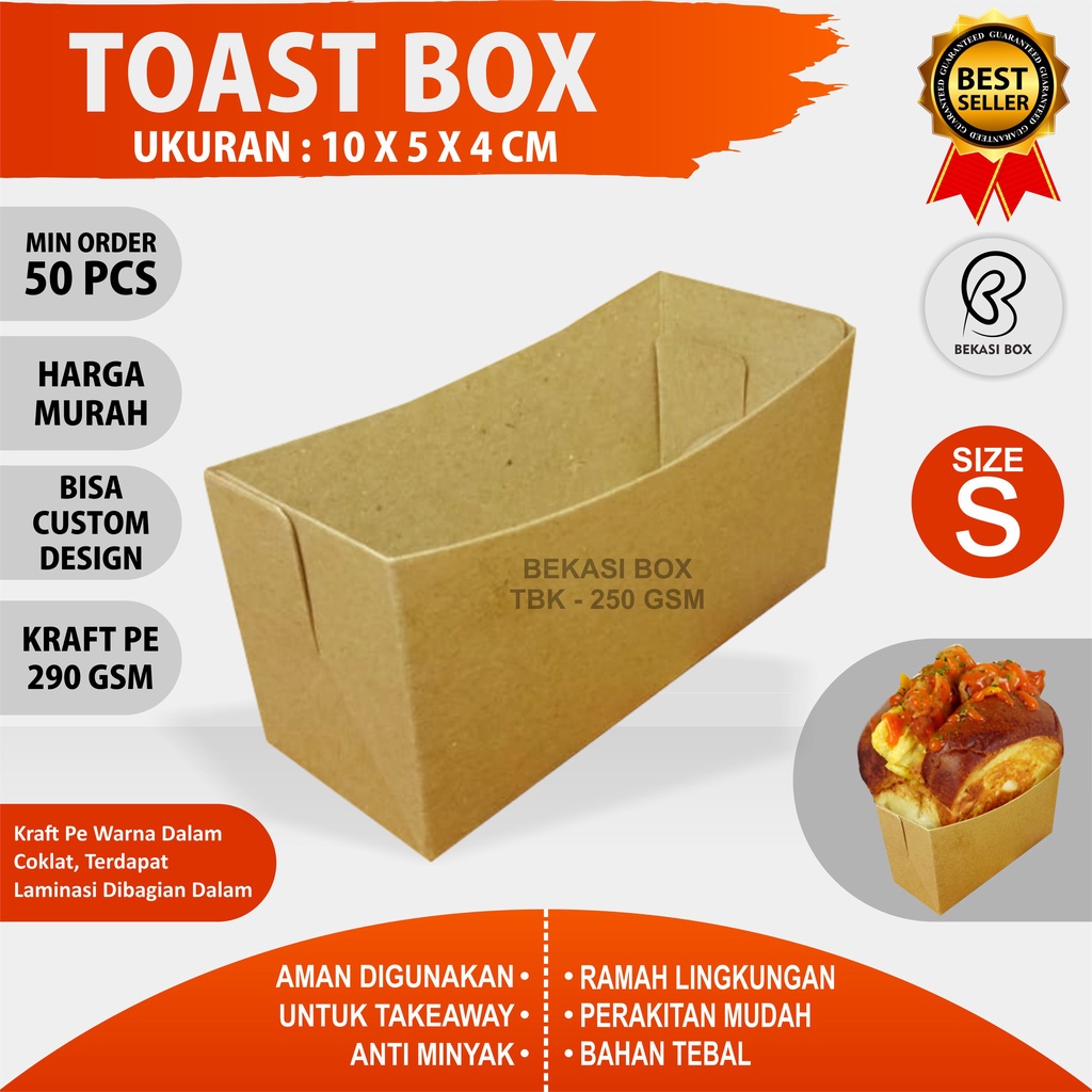 TOAST BOX S - KRAFT (COKLAT)