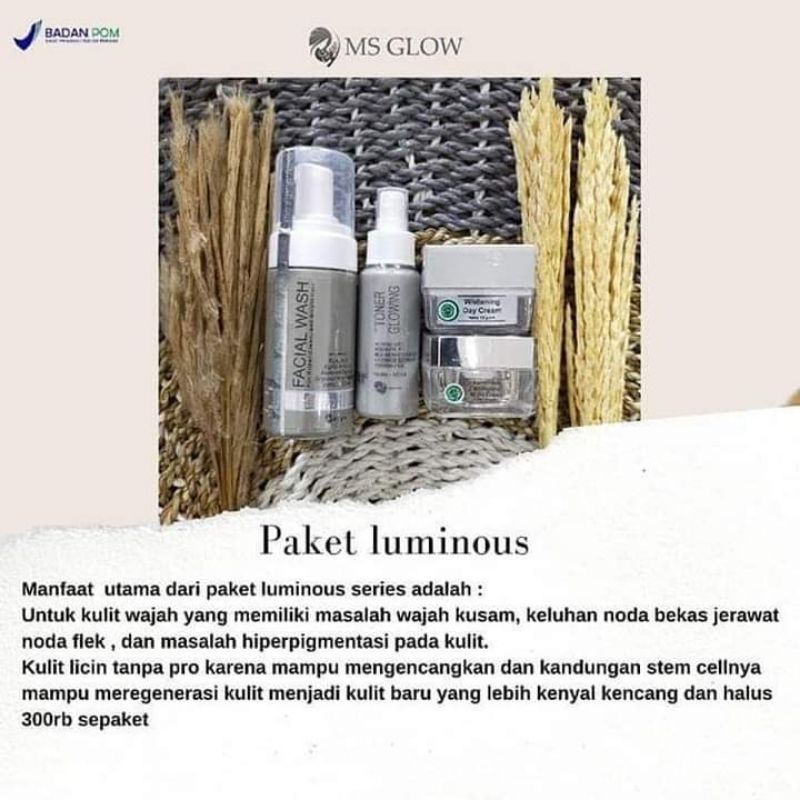 paket lengkap ms glow