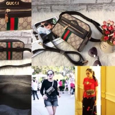 Wow Murah Meriah.. SALE  Tas Wanita tas pinggang WAISTBAG GUCCI ASHANTY SUPER QUALITY IMPORT BATAM