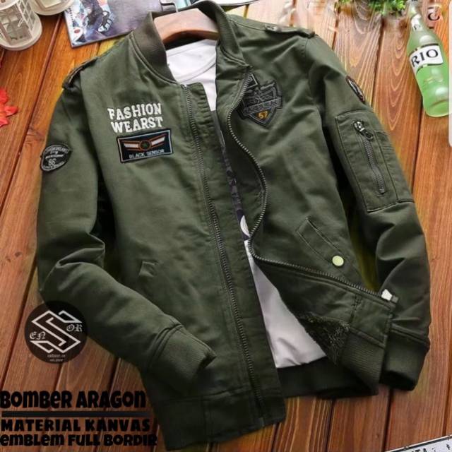 JAKET BOMBER PRIA ARAGON