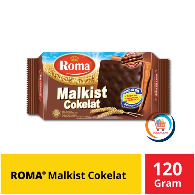 

Roma Malkist Coklat 120 gr