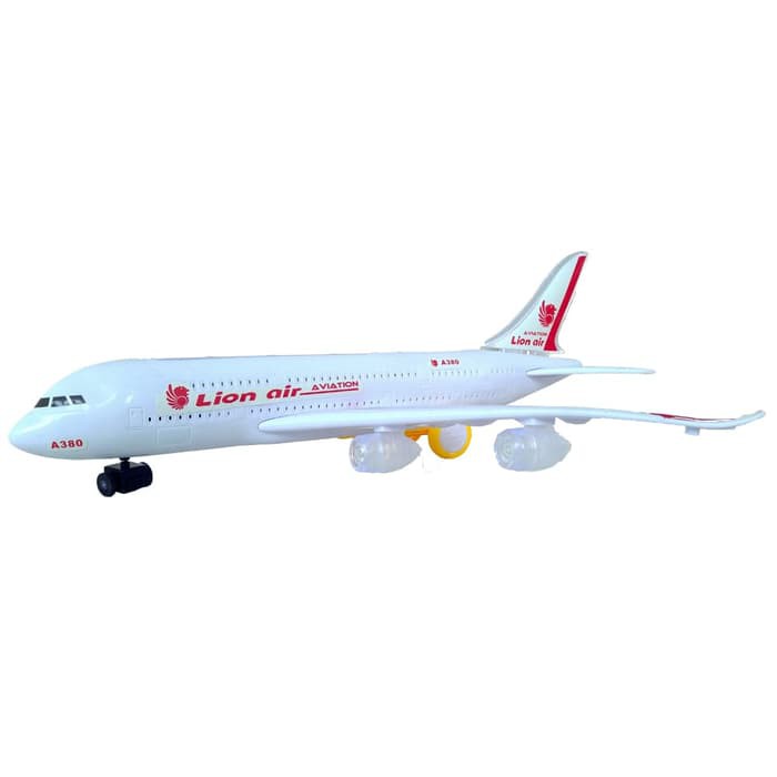 Mainan Pesawat Miniatur Lion Air / mainan replika pesawat terbangdropship