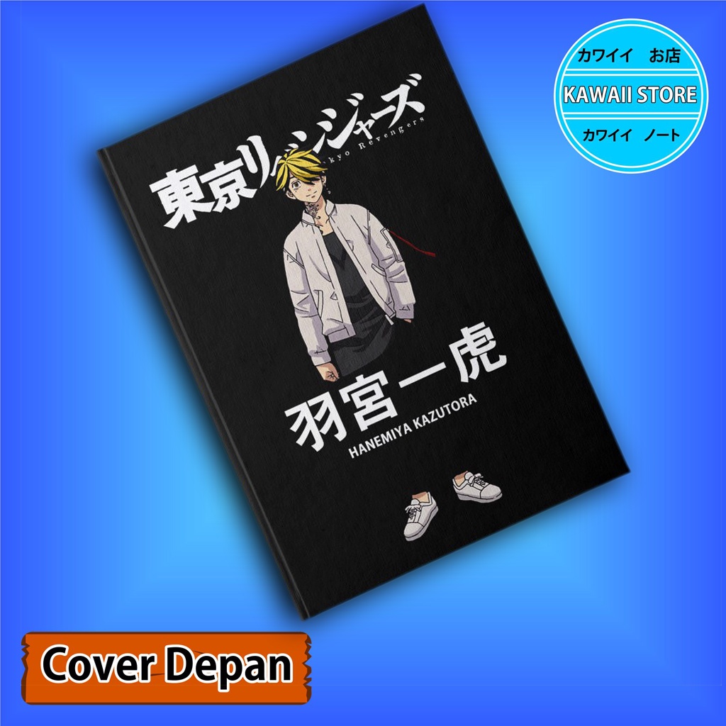

Notebook / Pocket book Hard Cover Anime Tokyo Revengers KAZUTOR uk A5 & A6 / Notes Book