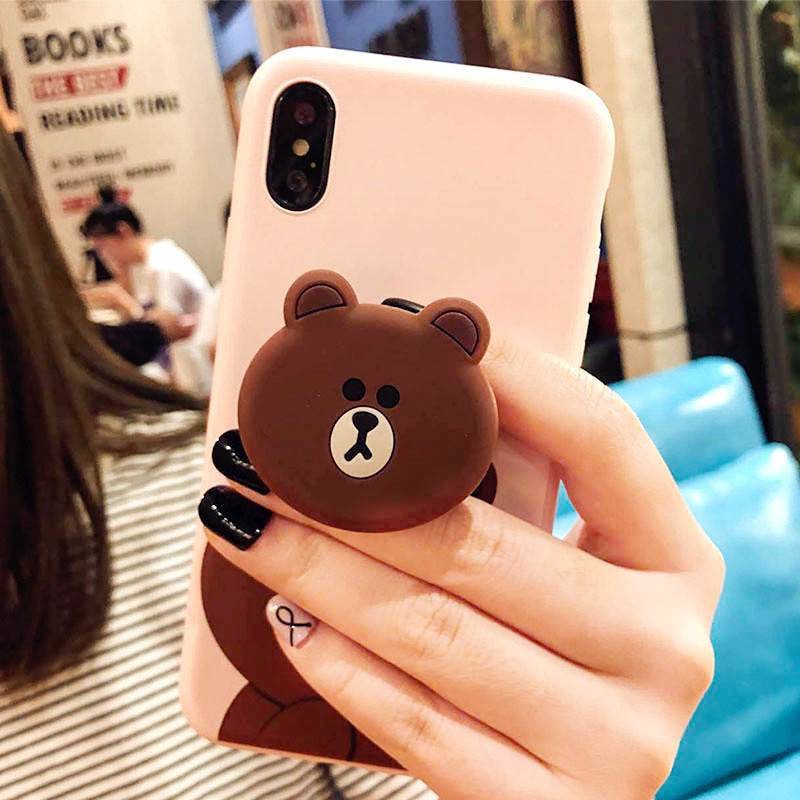 MARKAS Pop Socket Karakter Cartoon 3D  Phone Holder Aksesoris HP Popsocket PVC