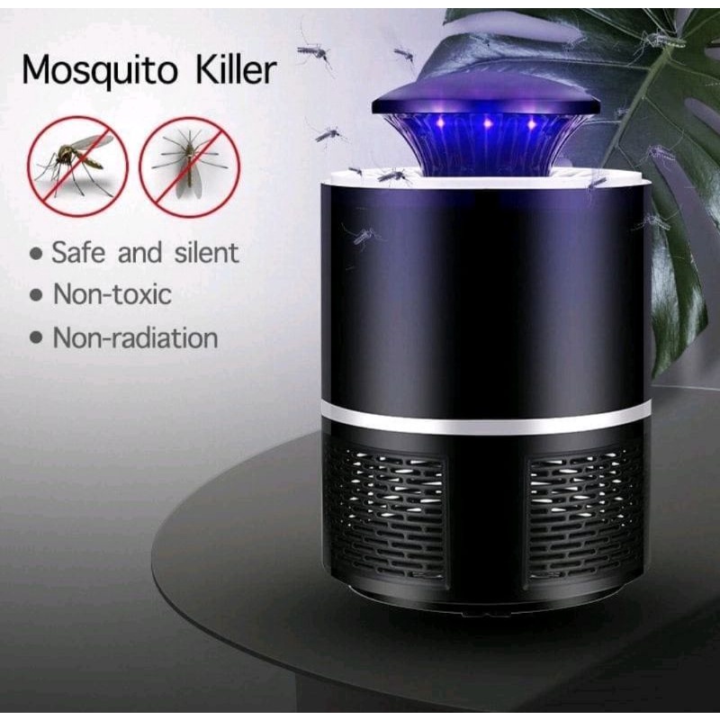 Alat Perangkap Nyamuk USB Elektrik Pembasmi Nyamuk Ampuh Mosquito Killer Perangkap Nyamuk Jebakan Lalat Kipas Lampu LED UV Ultraviolet Elektrik