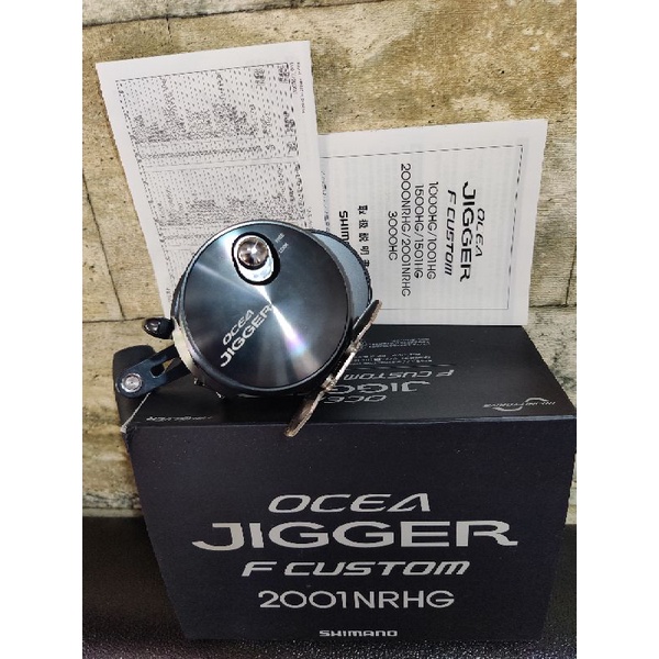 Rel Shimano Ocea Jigger F Custom 2001NRHG 2001 NRHG Reel Made in Japan NEW OH Jigging