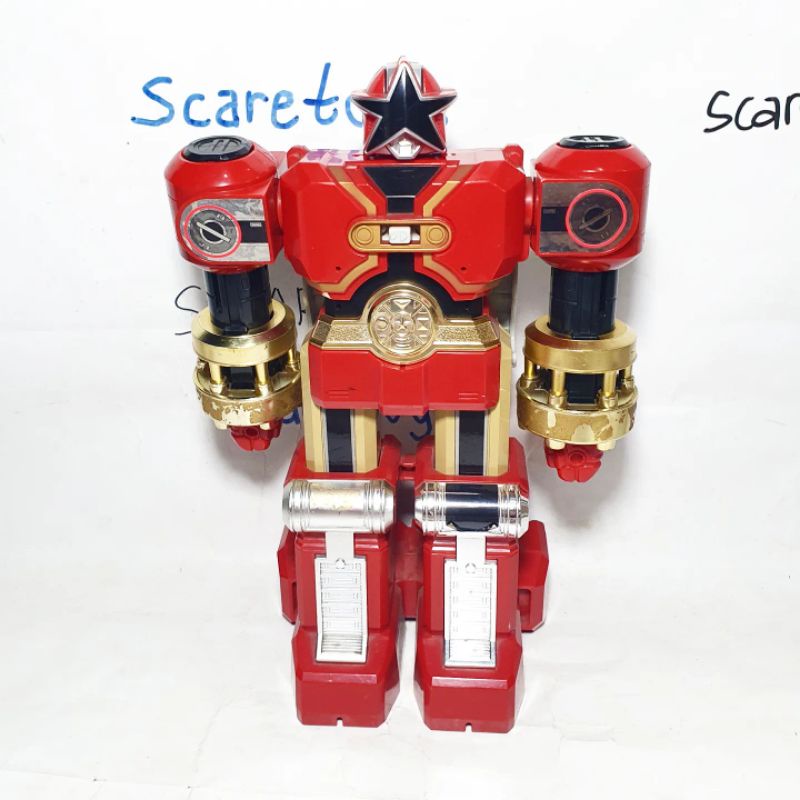 DX Power Rangers Zeo Red Battlezord - Sentai ohranger red puncher megazord