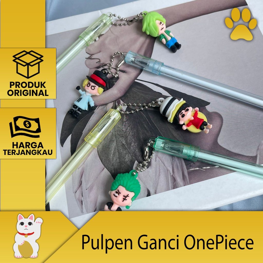 

[LuckyFortuna88] Pulpen Gantungan animasi Onepiece Pen Gantungan animasi Onepiece Lucu Murah Alat tulis sekolah alat tulis kantor lucu murah