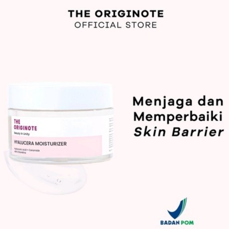 The Originote Hyalucera Moisturizer Pelembap wajah - Hyaluronic Acid + Ceramide