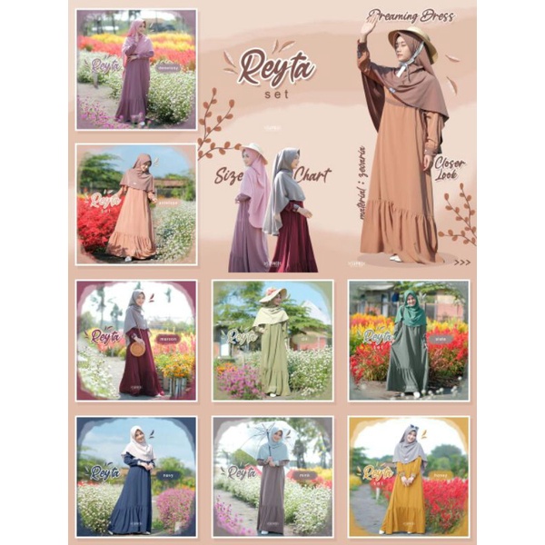 REYTA SET BY SILMEE INDONESIA //GAMIS CANTIK