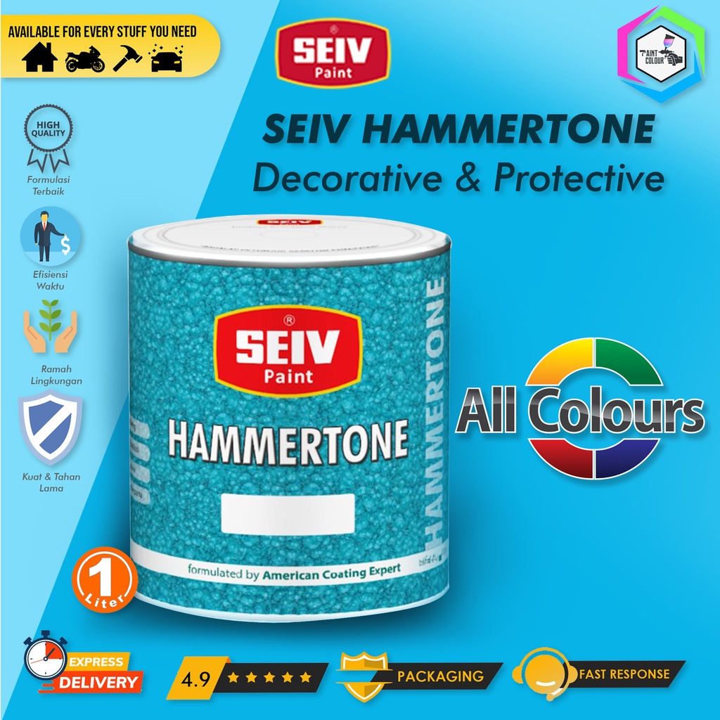 SEIV HAMMERTONE Cat Dekoratif Duco Tahan Panas - ALL COLOUR