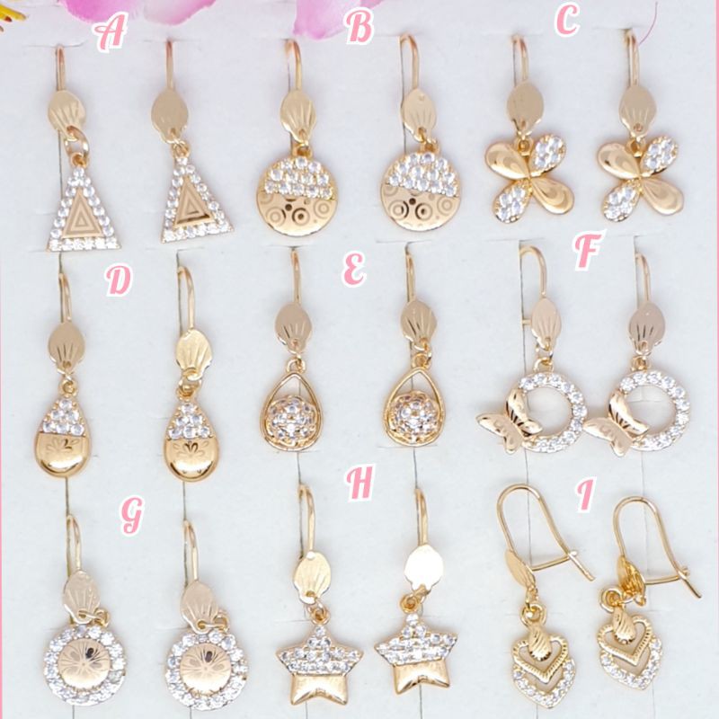 Anting cantik desy permata zirconia  aneka model ♡MISAKI♡