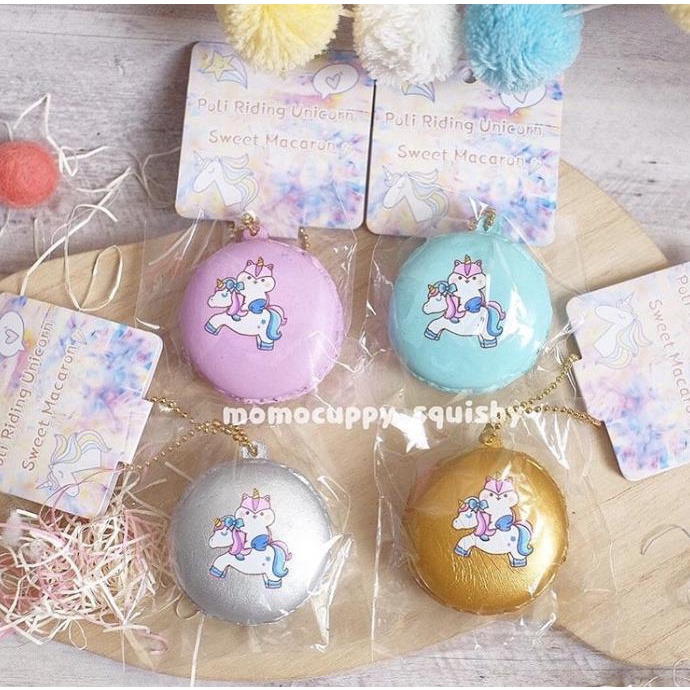 Sale!!! Promo Squishy Licensed Poli Riding Unicorn Macaron New (Edisi Baru) - Paling Diminati