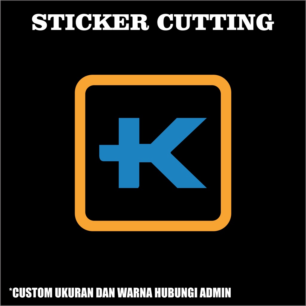 Sticker Cutting Logo Kaskus