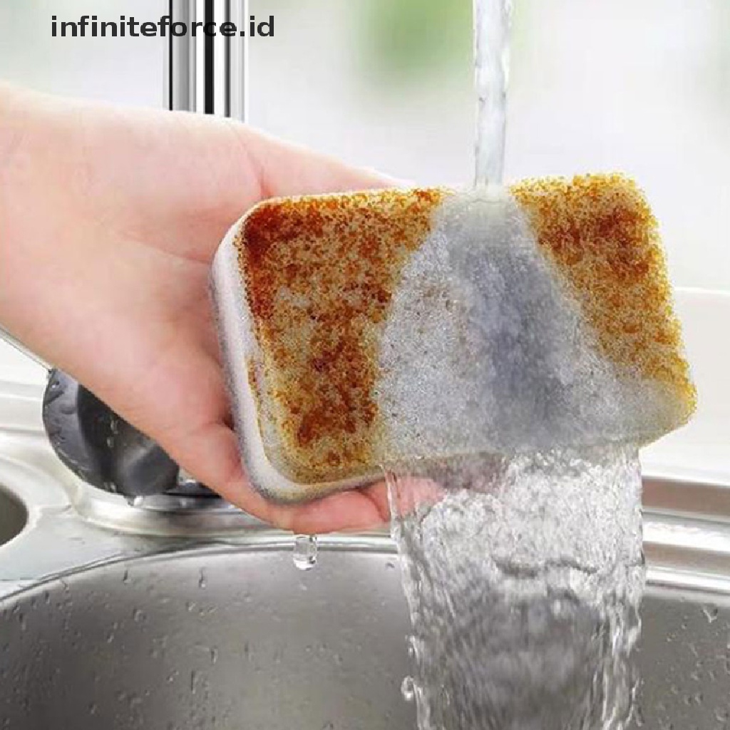 (Infiniteforce.Id) 5pcs / Set Spons Pembersih Piring Untuk Perlengkapan Dapur