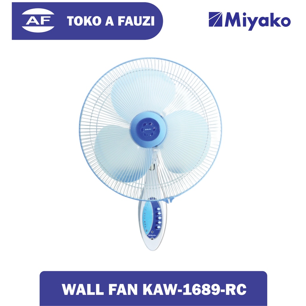 MIYAKO WALL FAN KAW-1689-RC