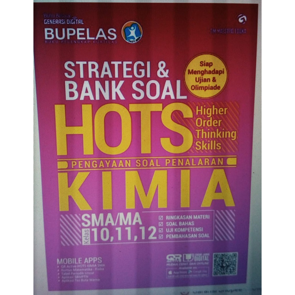 Buku Bank Soal Olimpiade Kimia - Herbets Books