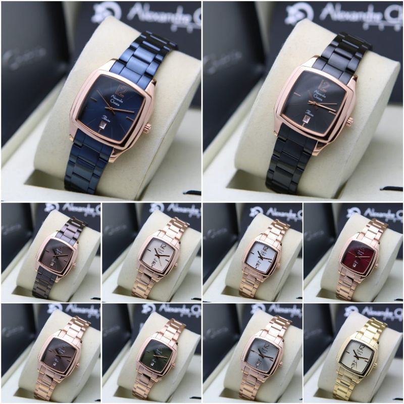 [Free Baterai] JAM TANGAN WANITA ALEXANDRE CHRISTIE AC 2454 ORIGINAL GARANSI RESMI 1 TAHUN