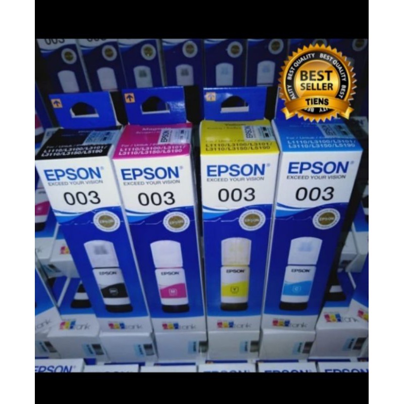 tinta printer epson 003 warna lengkap