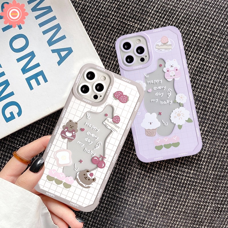 Soft Case Motif Kartun Kue Beruang Untuk Samsung A03 A13 A21s A30 A71 A10 A02 A50s M32 A11 A30s M23 A22 A23 A02S A03 Core A73 A33 A52 A5S A23 A2 A5S A20s A53 A52 A7S