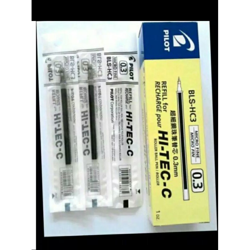 

Isi Refill Hitec-C 0,3 Hitam Dan Biru Termurah