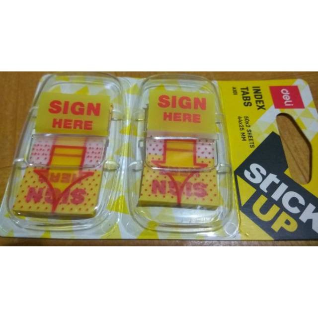 

Sign here deli 1 pack