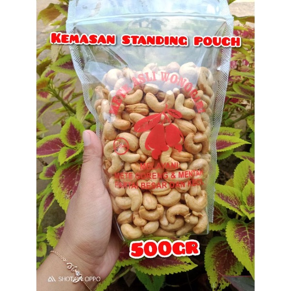 

KACANG METE GORENG ASLI WONOGIRI KEMASAN POUCH 500GR