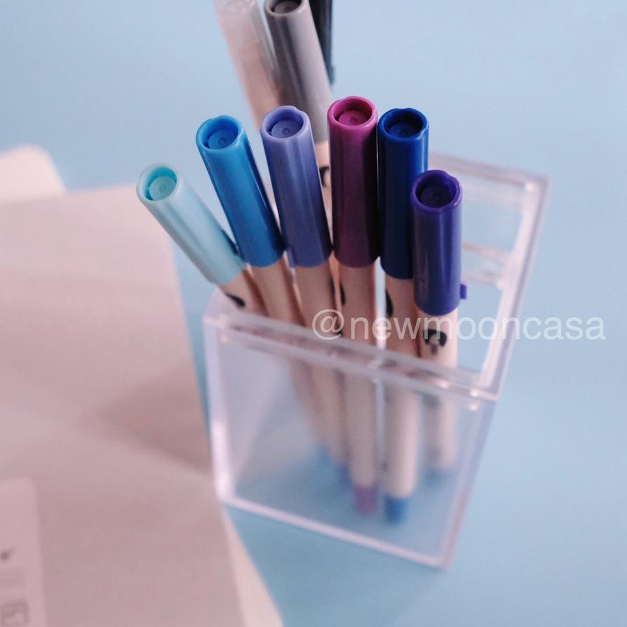 

PROMO 11.11 (zxo-234) Terlaris DS Dual Brush Pen Waterbased Sketch Marker Sketsa Spidol Single Mirip